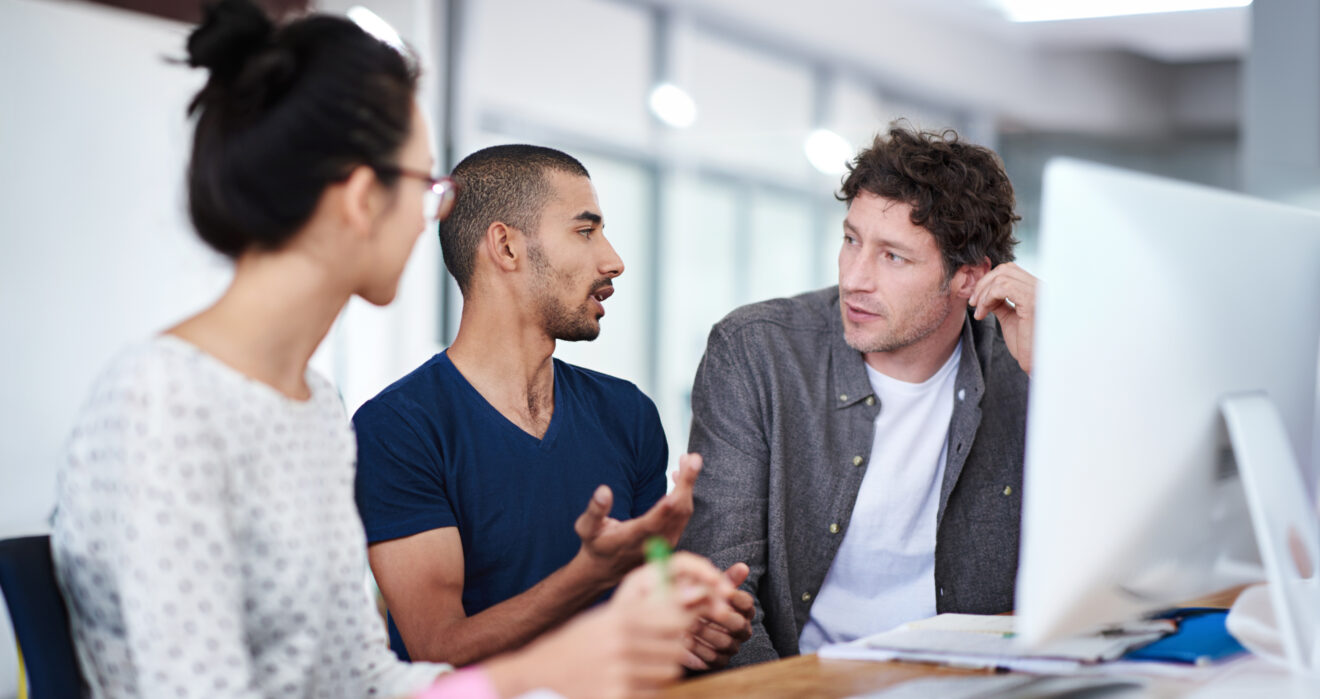 Three researchers discuss their work
